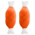 thumbnail image 2 of Ovzne 2Pcs Trendy Chicken Legs Carrots Pet Toy - Interesting Chew Interactive Toy For Dogs And Cats, 7.09X2.36 Inches, 2 of 7