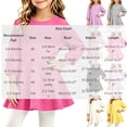 thumbnail image 4 of Auroural Girls Long Sleeve Sweatshirt Dress Casual Round Neck Flared Play Dress for Kids Daily Outfits, 4 of 6