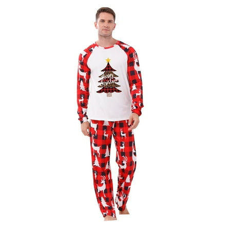 

Matching Family Christmas Pajamas Set Women Men Funny Printed Top and Pants Pjs Clothes Kid Holiday Clothes Sleepwear