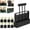 Black, variant on Fmxomd 1 Pack Soil Block Maker Handheld, Manual Blocking Tool for Seed Starting, Garden Potting Soil for Indoor Outdoor Plants, No Transplant Shock (4 Cell)