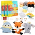 thumbnail image 1 of YOPTOP Beginners Crochet Kit  3 Pack Cute Small Animals Kit for Beginers and Experts  All in One Crochet Knitting Kit  Step-by-Step Instructions Video  Crochet Starter Kit for Beginner DIY, 1 of 7