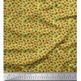 thumbnail image 1 of Soimoi Polyester Crepe Fabric Coke & Burger Food Decor Fabric Printed Yard 42 Inch Wide, 1 of 3
