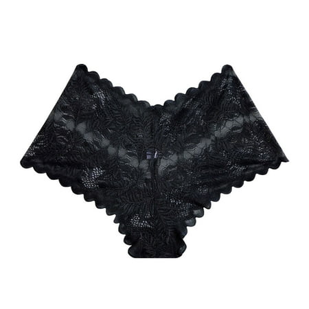 Women s Underwear in Clearance Women Sexy Lace Underwear Lingerie Thongs Panties Ladies Underwear Underpants Black 5Xl