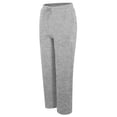 thumbnail image 5 of KPOPLK Men's Cotton Yoga Sweatpants Athletic Lounge Pants Open Bottom Casual Jersey Pants for Men with Pockets(XXXL,b11-Grey), 5 of 6