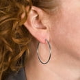 thumbnail image 5 of Evelots Clip on Spring Hoop Earrings-Gold/Silver-No Pinch/Nickel Free-4 Sizes, 5 of 7