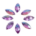 thumbnail image 3 of XingJian LLC Acrylic Horse Eye Clear Rhinestones - Purple, 7*15mm, 3 of 3