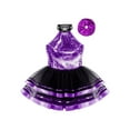 thumbnail image 3 of vastwit Girls Sequin Ballet Tutu Dress Sparkly Sleeveless Jazz Dance Leotards Costume+Headwear Set Purple 12, 3 of 5