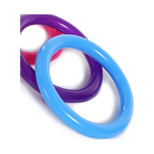 Maoww Ball Fixer Fitness Rings Yoga Supplies Workout Household Accessories Multipurpose Base Balance Stability Inflatable Gym Fittings 2pcs
