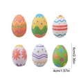 thumbnail image 3 of Iumwxz Set of 6 Easter Egg Hanging Ornaments with Creative Patterns, Foam Easter Decorations for Indoor Trees Windows Doors, Reusable Festive Scene Decoration, 3 of 6