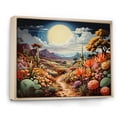 thumbnail image 2 of Designart "Garden of Desert Cacti III" Landscapes Floater Framed Canvas Art Print, 2 of 7