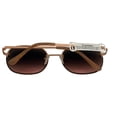thumbnail image 6 of Isaac Mizrahi Womens Rose Gold Round Rimless Sunglass IM31265 RG, 6 of 6