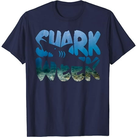 Retro Shark Ocean Biologist Animal Lover Shark Fin Week 2023 T-Shirt