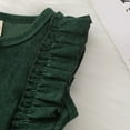 thumbnail image 4 of Girls Kid Baby Corduroy Dress Vintage Sleeveless Ruffles Tutu Dress, 4 of 6