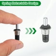 thumbnail image 3 of 40Pcs Shutter Repair Pins, 0.98"x0.43" Metal Spring Loaded Pins With Sleeve, 3 of 7