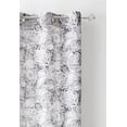 thumbnail image 2 of Mainstays Floral Jacobean Grey Curtain Panel Pair, 2 of 3