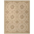 thumbnail image 1 of Due Process Stable Trading Aubusson Reims Ivory & Gold Area Rug, 4 x 6 ft., 1 of 1