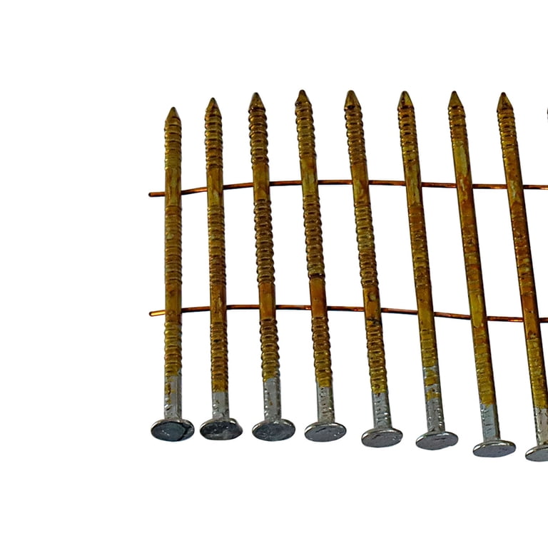 Freeman 1-3/4" Coil Siding Nails – 15 Degree Wire Collated, Galvanized Ring Shank, 3600 Count (For Coil Siding Nailers)