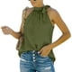 thumbnail image 2 of Blusa informal para mujer, camiseta sin mangas con cuello halter para mujer, camisetas informales para mujer, rendimiento de alta gama, 2 of 6