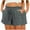 Gray, variant on fatyb 2 Pack Shorts for Women Elastic High Waist Casual Shorts Plain Summer Lounge Shorts with Pockets