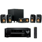 Reference Theater Pack 5.1-Channel Speaker System + Onkyo TX-SR393 5.2-Channel A/V Receiver, 80W Per Channel at 8 Ohms