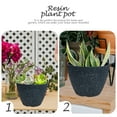 thumbnail image 3 of Maceta práctica para exteriores, maceta de resina gruesa para plantas y flores., 3 of 7