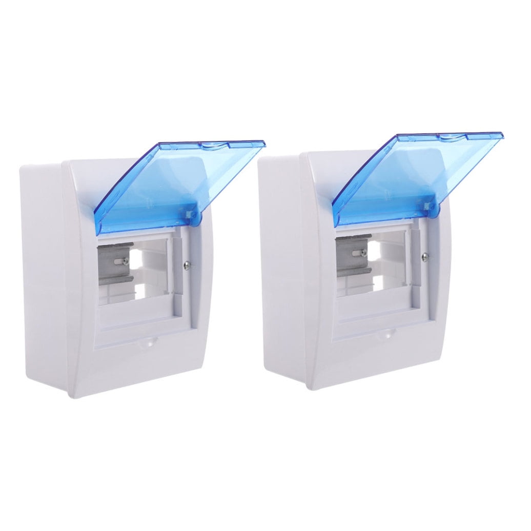 UPOUART 2Pcs Electrical Junction Box PC and Plastic Weatherproof Outdoor Box with Fire Prevention 11.0x5.5x3.3in