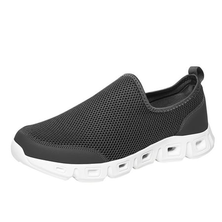 

HSMQHJWE Orthopedic Walking Shoes For Men Sneaker Boots For Men Men Solid Color Mesh Breathable Slip On Low Top Flat Casual Sneaker For Men Size 13