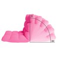 thumbnail image 2 of Loungie Fauteuil Inclinable en Microplush, Tapis de Sol Pliant Ajustable pour Gaming Portable, Rose, 2 of 7