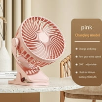 Desk Fans Clearance, Stay Cool Anywhere With Our 3-Speed Multi-functional Clip- Desk Fan - Portable And Rechargeable Must-have for Office Dorms And Study
