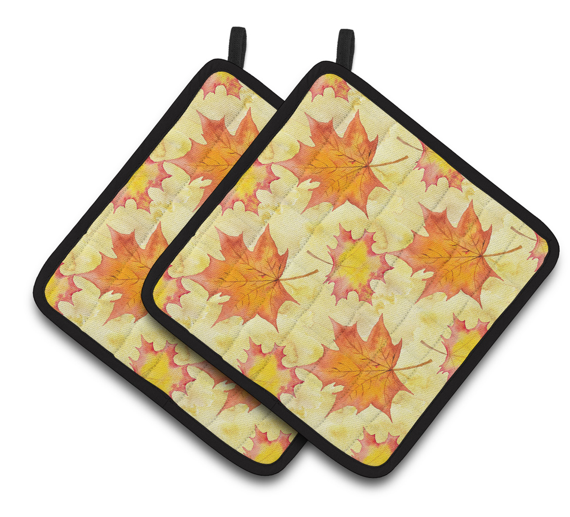 Caroline's Treasures Alligator Pair Of Pot Holders 8733PTHD, Fabric, Multicolor : Caroline's Treasures