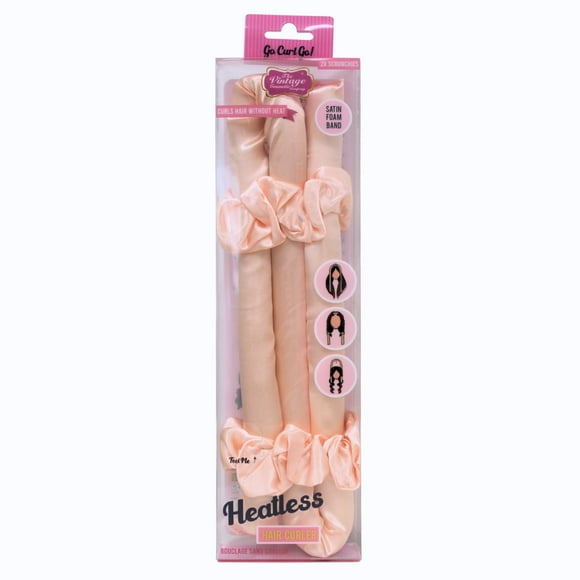 Bandeau à friser satiné sans chaleur de The Vintage Cosmetic Company Bigoudi sans chaleur
