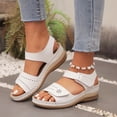 thumbnail image 1 of WILLBEST Sandalias De Playa Para Mujer, Cómodas Sandalias Informales Con Punta Abierta Y Tacón De Cuña Con Flores Huecas Para Mujer, 1 of 9
