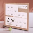 thumbnail image 4 of Libro de almacenamiento de pestañas Caja de contenedor de pestañas de maquillaje portátil Herramientas de exhibición de pestañas para Lahses Salones Zulema Libro de almacenamiento de pestañas, 4 of 8