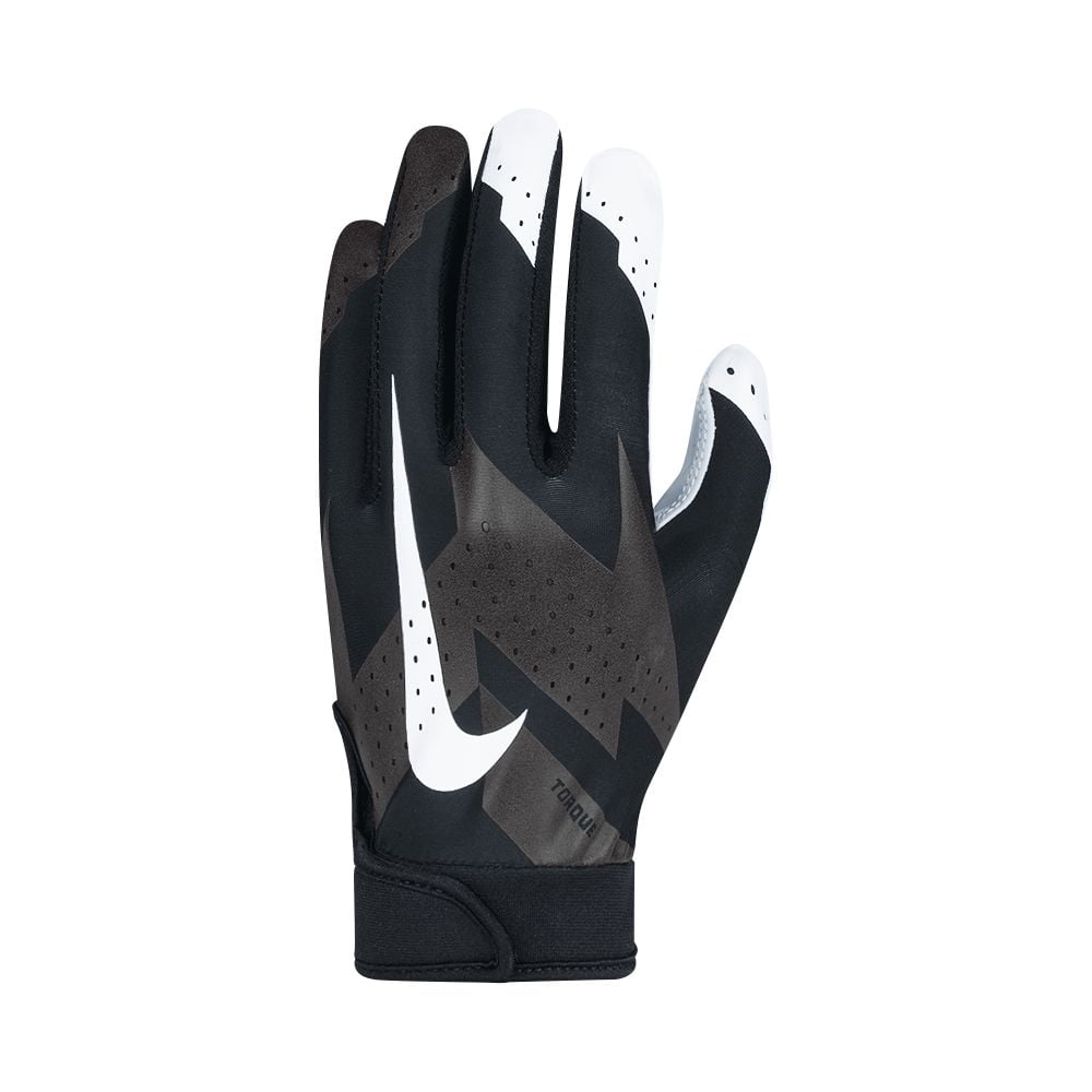 Nike Youth Torque 2 Football Gloves GF0383-001 Black/White - Walmart.com