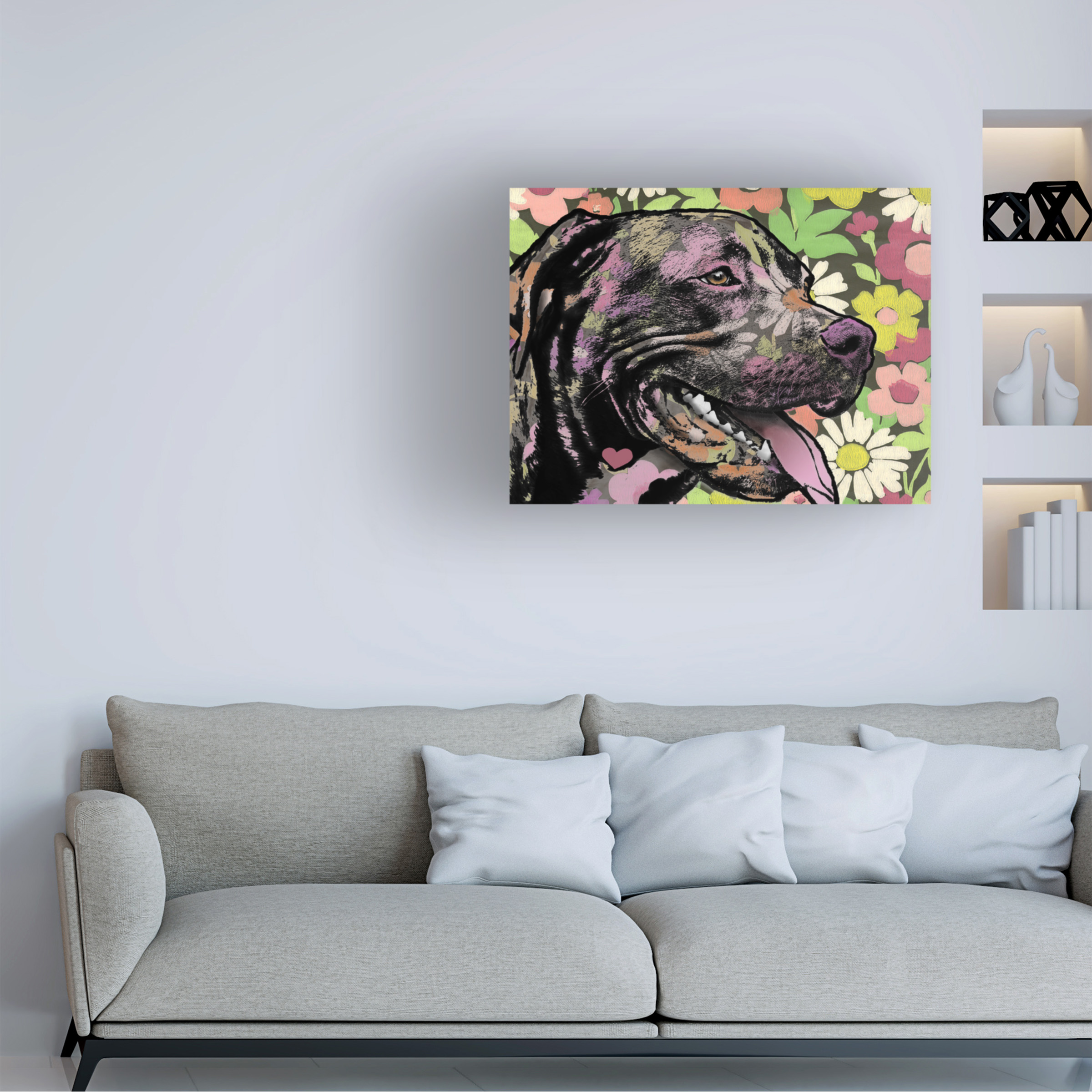 Canvas Wall Art - Dean Russo 'Out There' Wall Art for Living Room, Bedroom, or Office DÃ©cor by Trademark Fine Art - 19 x 14 Inches