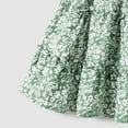 thumbnail image 4 of PatPat Tenues Assorties pour la Famille Robes Smockées à Imprimé Floral Intégral et Robe en Coton à Rayures Colorblock Fillette 4-5 Ans, 4 of 5