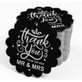 thumbnail image 4 of Inkdotpot Pack Of 50 Real Silver Foil Paper Tags Thank You From The New Wedding Favor Hang Tags, 4 of 6