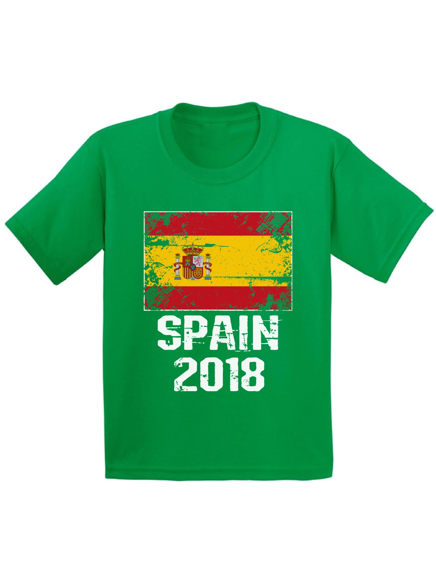 Awkward Styles - Awkward Styles Spain 2018 Kids Shirt Spanish Flag