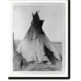 thumbnail image 2 of Historic Framed Print, [A young Oglala girl sitting in front of a tipi, with a puppy beside her, probably on or near Pine Ridge Reservation] - 2, 17-7/8" x 21-7/8", 2 of 9
