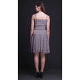 thumbnail image 4 of Bimba Robe Soleil Mini pour Femmes à Bretelles Spaghetti, Haut à Taille Smockée Imprimé Géométrique - Moyen, 4 of 5