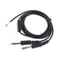 thumbnail image 2 of Replacement 200cm DIY Aviation Headset Durable Mono Cable Line Cord Repairing Dual-plug Aircraft Headphones Cable, 2 of 7