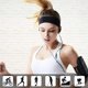 thumbnail image 4 of ZHAOCHENG Diademas deportivas para mujer, diademas deportivas para mujer y hombre, 5 piezas de bandas para el sudor para hombre y mujer, diademas que absorben el sudor, 4 of 5