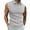 Gray, variant on BADHUB Summer Tank Tops for Men Sleeveless Lapel 1/4 Zip Golf Tennis Workout Muscle Shirts Navy XXXXL