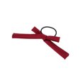 thumbnail image 5 of Unique Bargains 1 Pc Simple Solid Bow Ribbon Hair Elastic Band for Home Wine Red, 5 of 5