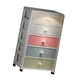 thumbnail image 3 of Cajones del gabinete de oficina, gabinete de almacenamiento para el hogar Gabinete de almacenamiento de PP Gabinete de almacenamiento con cajones para el hogar Diseño de última generación, 3 of 8