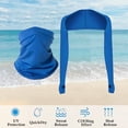 thumbnail image 4 of Cxenplz Cooling Shawl Arm Sleeves with Finger Holes for Women Men Anti-Sun Protection Cooler Shrug for Golf Bike Hiking Fashing with Mask, 4 of 9