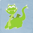 thumbnail image 3 of Inktastic Green Dragon Baby Burp Cloth, 3 of 3