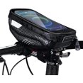 thumbnail image 1 of Bolsa impermeable para bicicleta, soporte para teléfono con bolsa impermeable para bicicleta con cubierta para pantalla táctil, teléfonos móviles de menos de 6,5" JM JM, 1 of 5