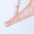 thumbnail image 4 of Women Sexy Underwear Mesh See Through Lingerie Embroidery Bra and Thong and Stocking, 4 of 5