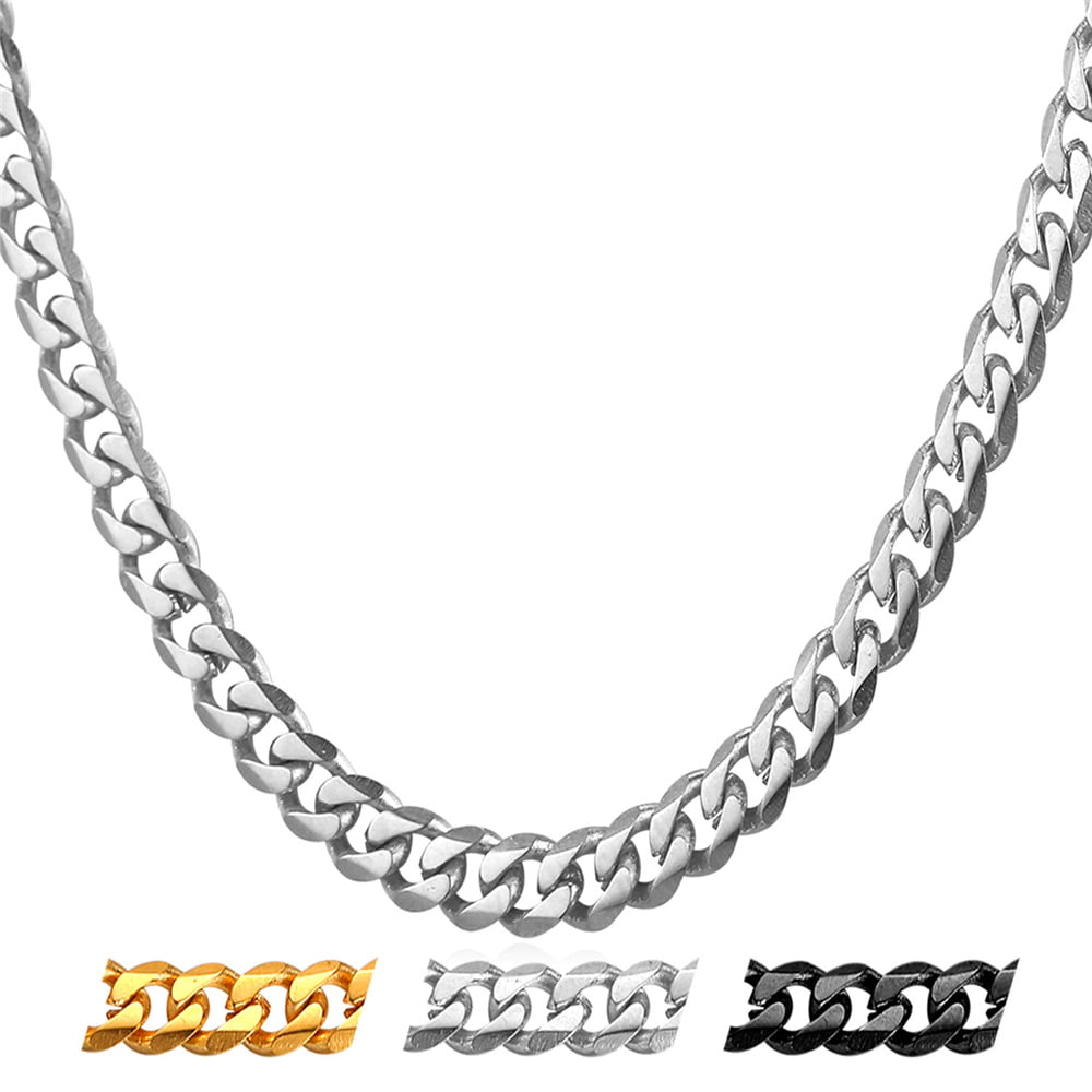 Mens 18k Gold 30 And 36" Inch Hip hop 10mm Cuban Curb Link Chain Necklace Set 